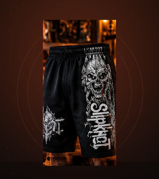 Ejemplo de shorts estampados personalizados